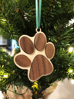 Paw Print Ornament