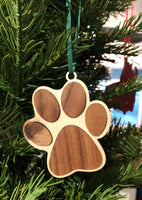 Paw Print Ornament