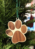 Paw Print Ornament